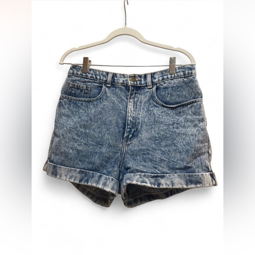 American Apparel Acid Wash Denim Shorts